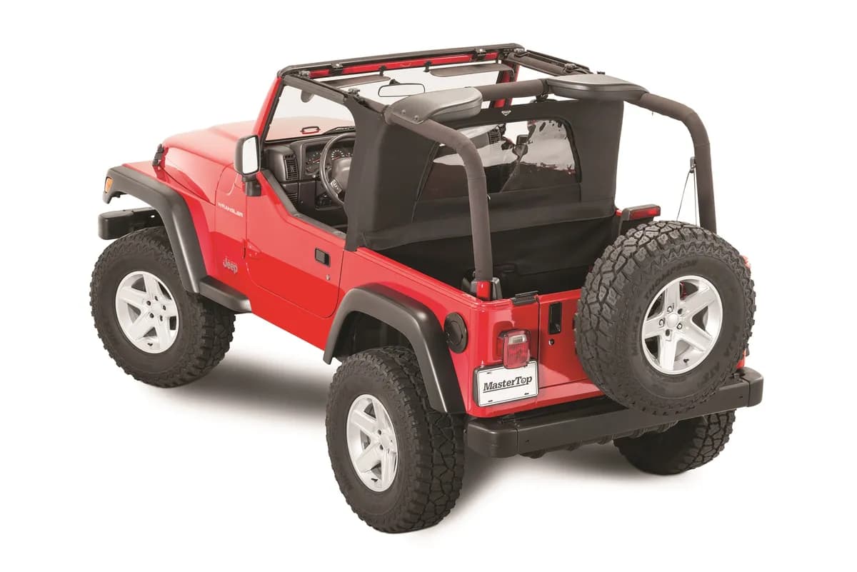 Jeep LJ WindStopper/Tonneau Cover Combo For 04-06 Jeep LJ Wrangler Unlimited Mastertwill MasterTop