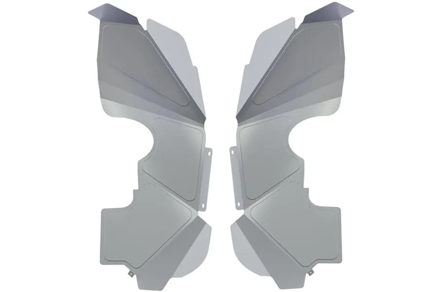 Poison Spyder Front Inner Fenders - Raw - JK