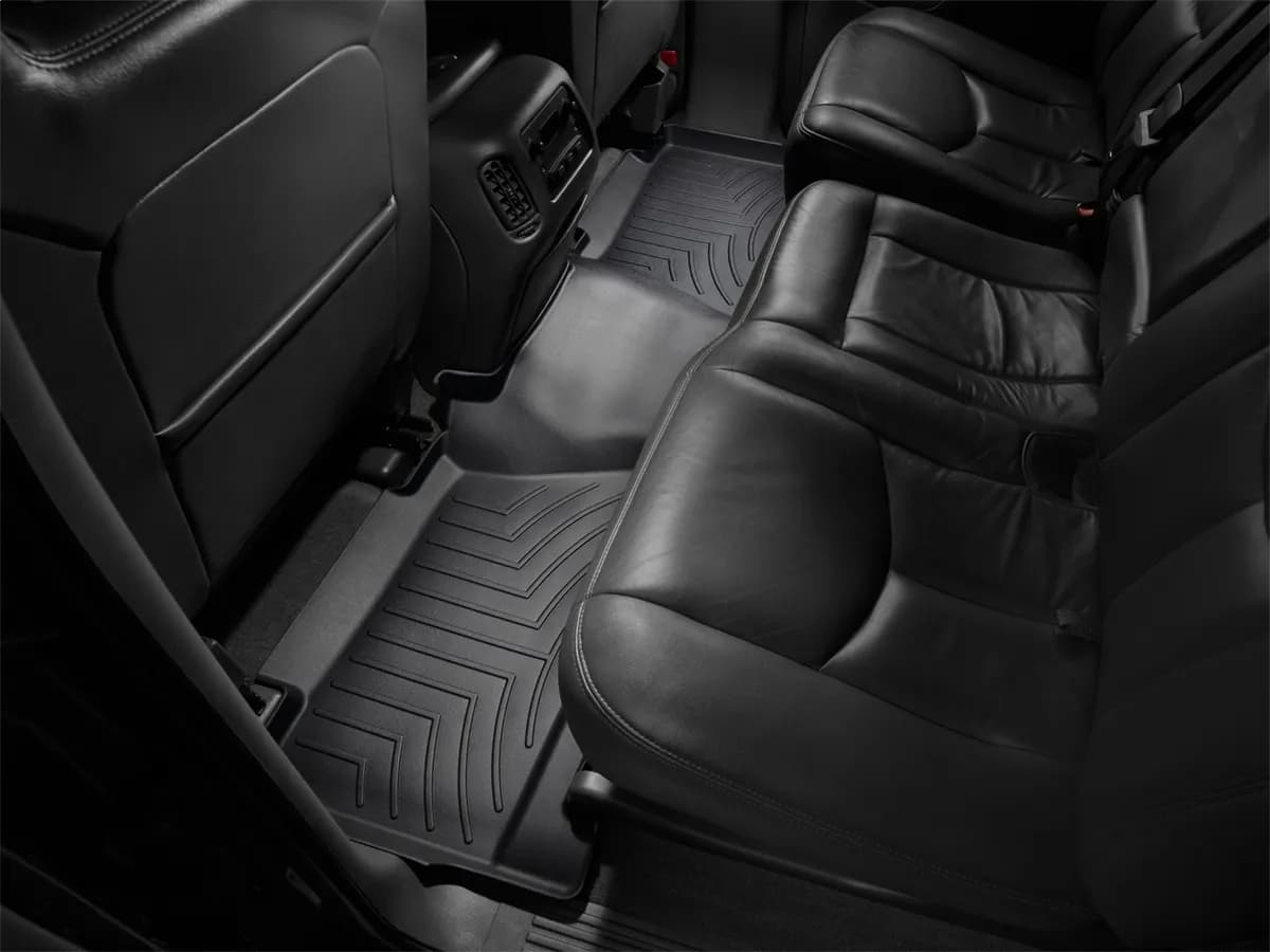 2003 - 2006 Cadillac Escalade ESV Black Rear FloorLiner / 2002 - 2006 Cadillac Escalade EXT Black Rear FloorLiner / 2002 - 2006 Chevrolet Avalanche Black Rear FloorLiner