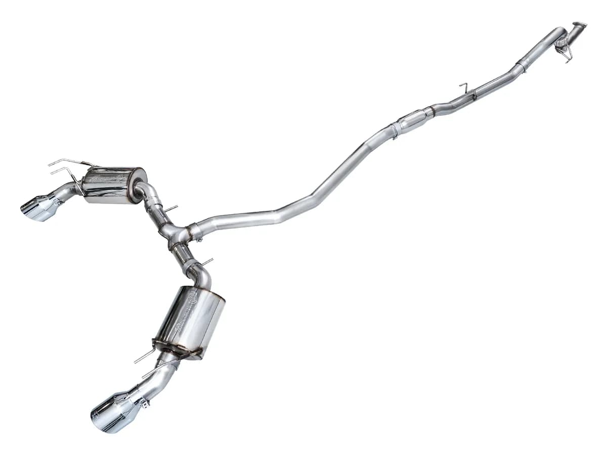 AWE Touring Edition Exhaust for FE1 Civic SiDE4 Acura Integra - Dual Chrome Silver Tips