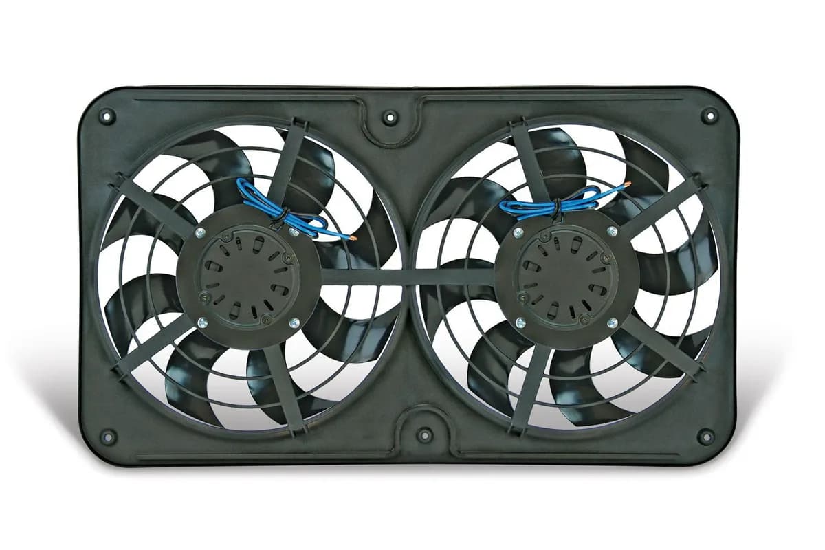 Fan Electric 12 1/8in Dual Pusher or Puller Universal Xtreme Sblade w/ Variab