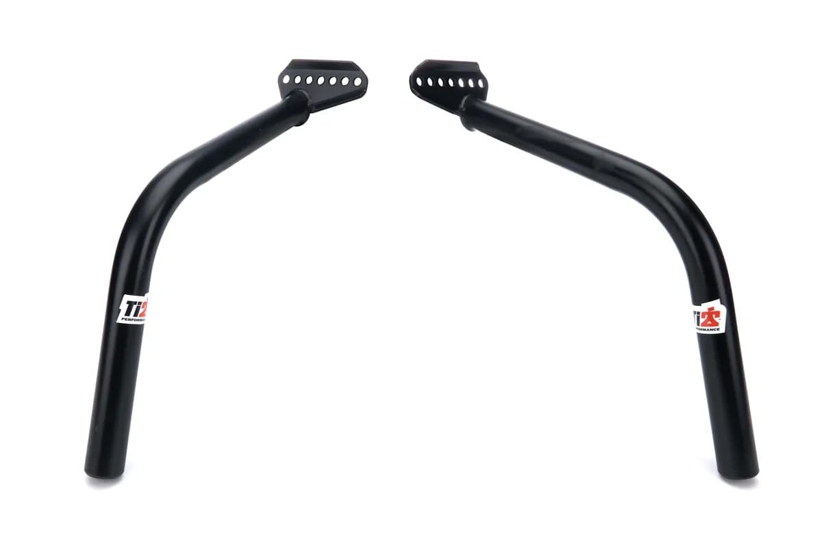 Front Wing Post Chassis to Side Board Pair Black