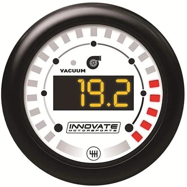 Innovate Motorsports 38510 MTX Digital, Vacuum/Boost & Shift Light Gauge Kit, Dual Function
