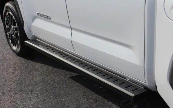 2224 Tundra Crew Max Drp Running Boards Roft Side Steps Aluminum Black