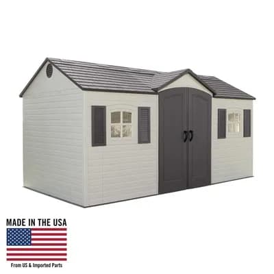 Outdoor Storage Shed 15 x 8 ft Desert
