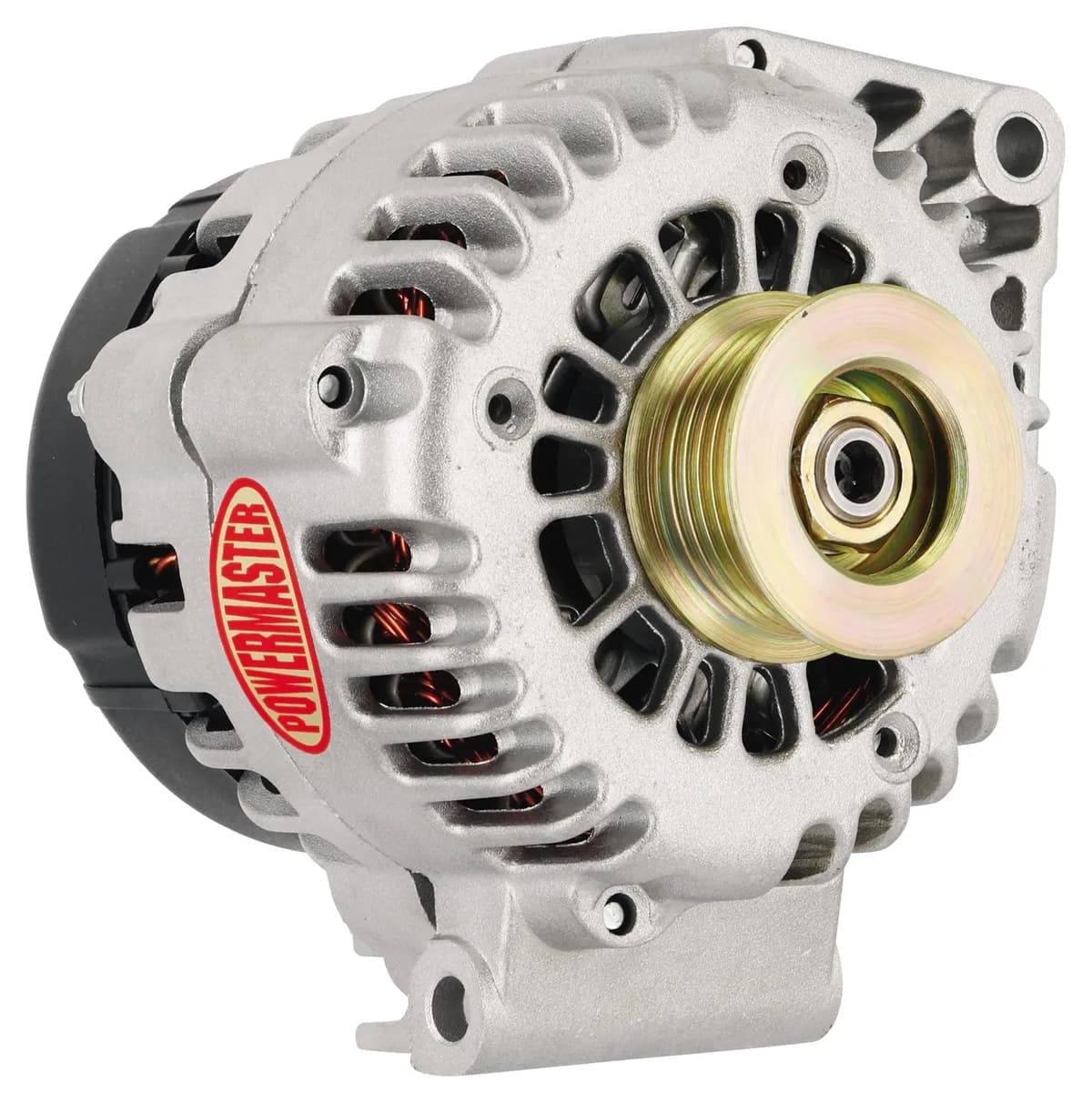 Alternator; CS130D; Side Mount; 165 Amp; 100 Amp; 6 Groove Pulley; PLFS Voltage Regulator; OE Only; Natural;