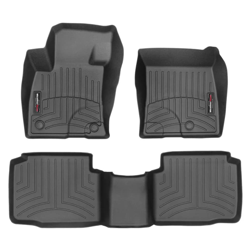 WeatherTech 2020 - 2020 Ford Escape Black Front and Rear Floorliners 441587-1-2