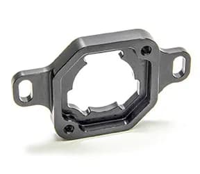 Power Steering Pump Mount Adj Black Aluminum