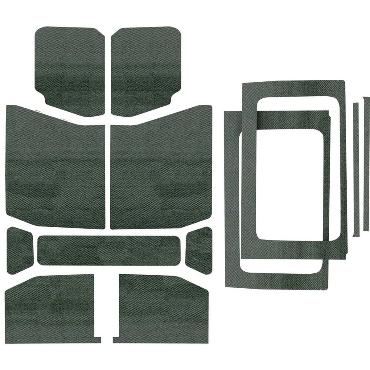DEI 50179 Wrangler JL 4-Door Gray Original Finish Complete Headliner Kit 050179