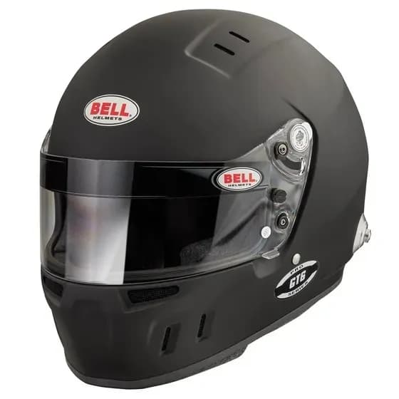 Helmet Gt6 7-1/8 Flat Black Sa2025 Fia8859