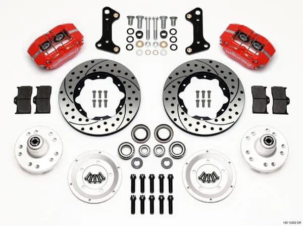 1960 - 1982 Buick, Chevrolet, Ford, GMC, Mercury, Oldsmobile, Pontiac Dynapro Dust-Boot Pro Series Front Brake Kit - 140-13202