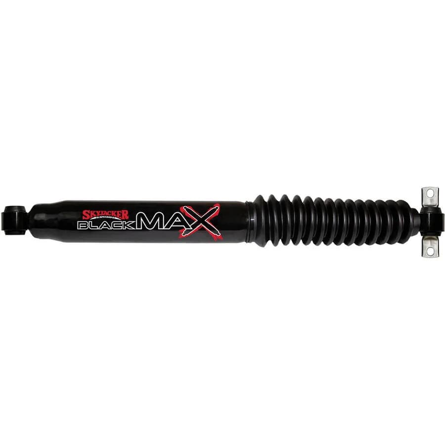 Black MAX Shock Absorber w/Black Boot 25.35 Inch Extended 15.05 Inch Collapsed 07-18 Wrangler JK Skyjacker