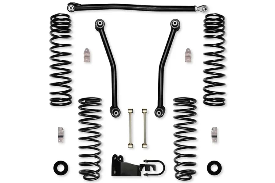 0718 Wrangler 4DR 3.5in Adventure System Front & Rear Lift
