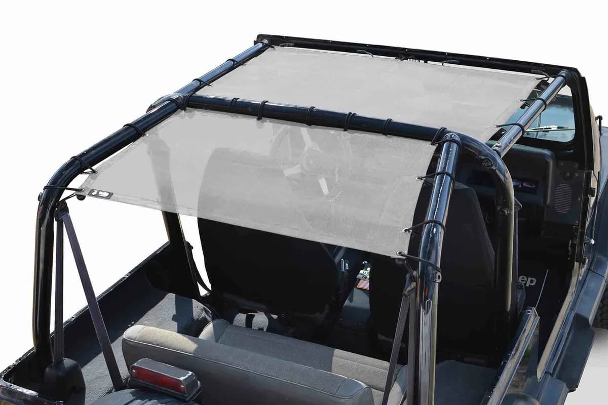 Tops and Covers 1987-1995 Fabric Teddy White Front Seats Only