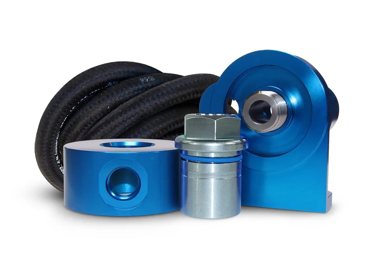 HP10591 Oil Filter Relocation Kit for 1994-2002 RAM 2500/3500 5.9L Cummins