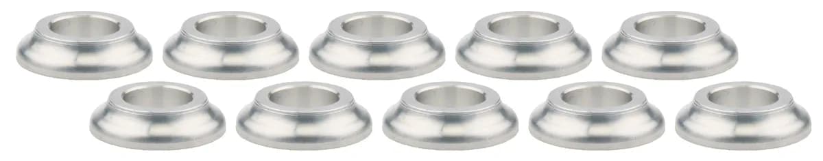 Tapered Spacers Alum 1/2in ID x 1/4 Long 10pk