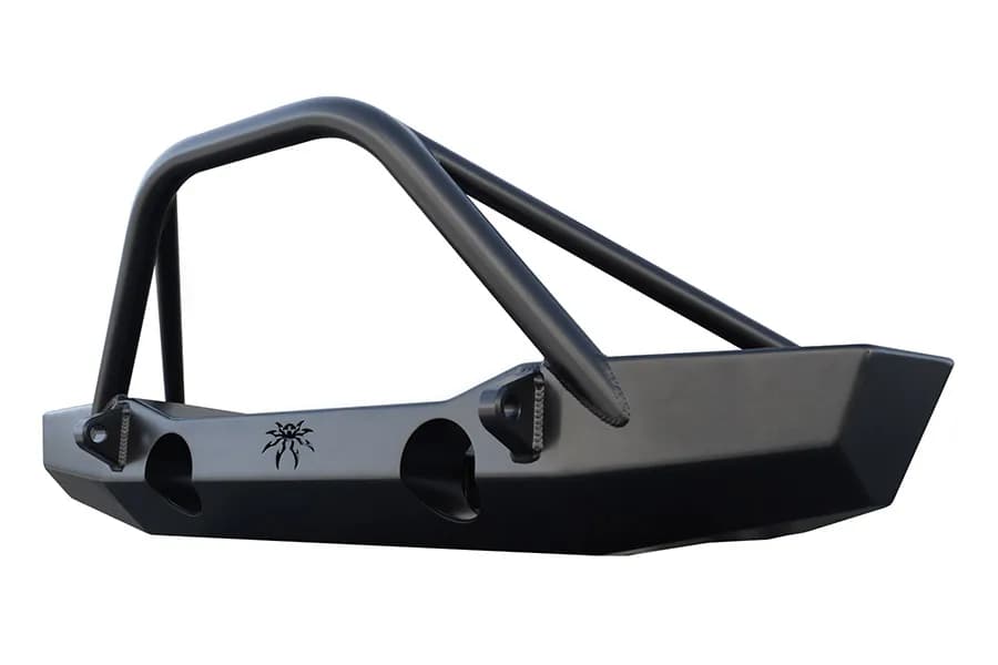 Poison Spyder Brawler Mid Front Bumper - Black - JK