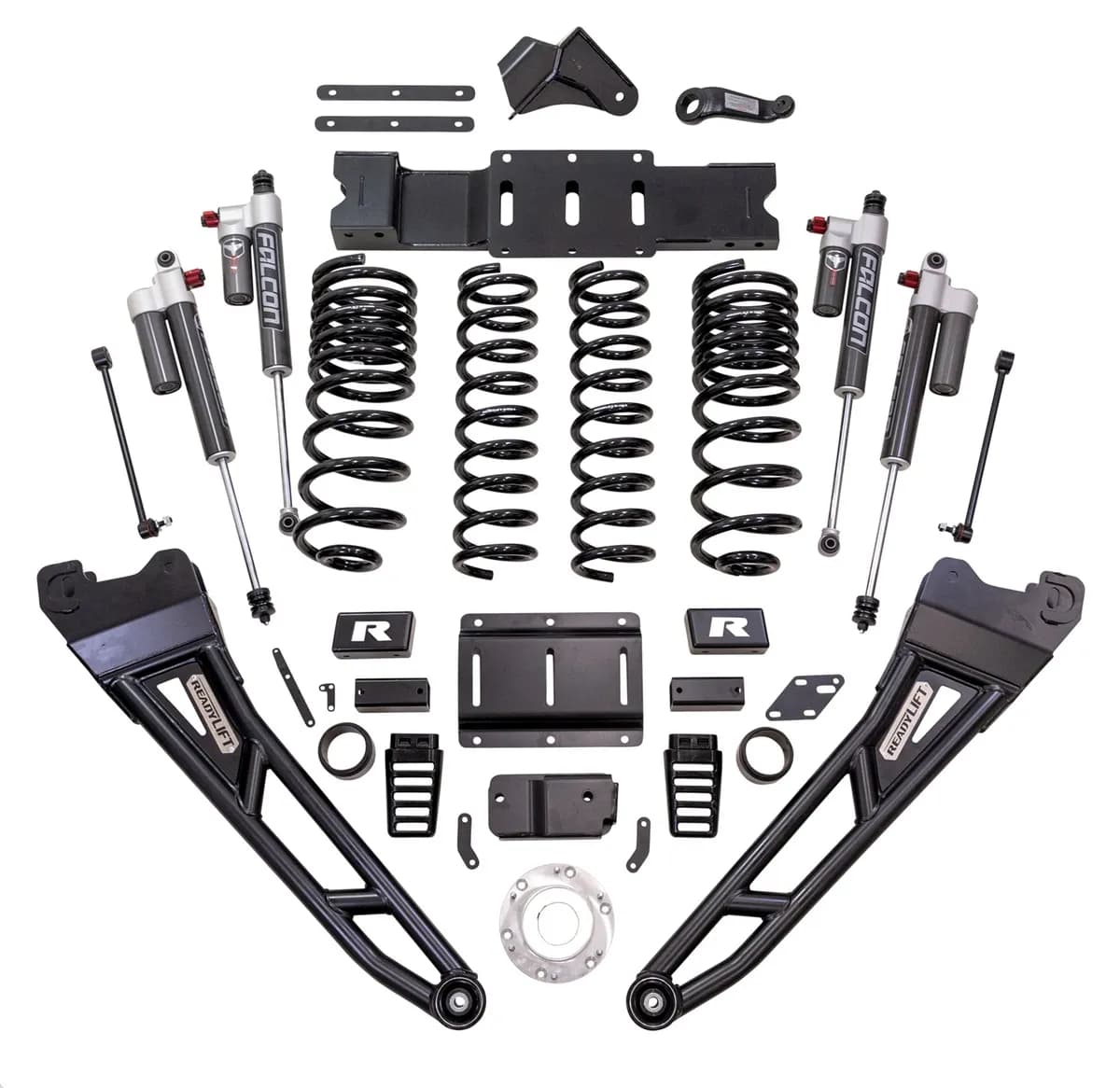 6'' MAX3.3 Suspension System 2019-2024 Ram 2500 W/ Falcon 3.3 Shocks And Radius Arms Standard Output Diesel Motor