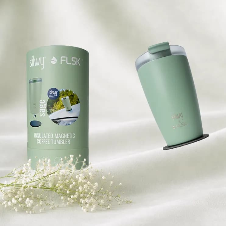 Magnetic Thermal Mugs Sage