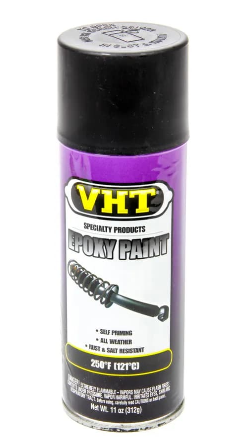 Epoxy All Weather Paint; Satin Black; 11 Oz. Aerosol