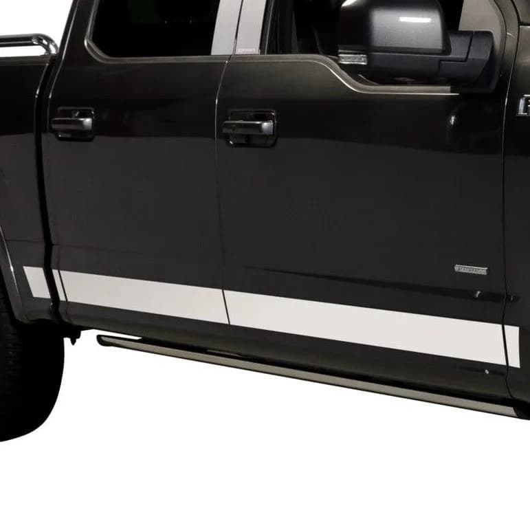 1418 Silv 1500/1519 Silv 2500 Hd/1518 Silv 3500 HD Double Cab 6.5ft Bed 10 Pcs Ss Rocker Panels