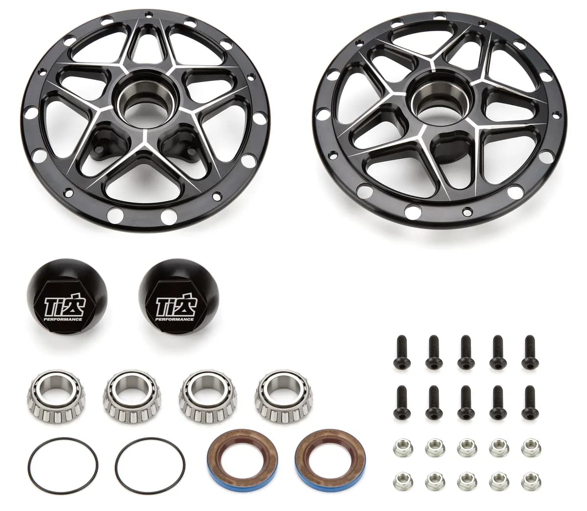 Direct Mount Front Hubs Forged Black