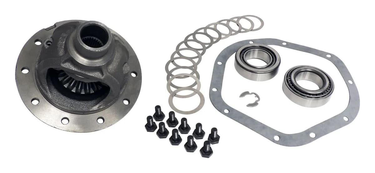 Differential Case Assembly; Incl. Differential Case w/Gear Set; Bearing Set; Shim Set; Ring Gear Bolts and Cover Gasket; For Use w/Dana 44;
