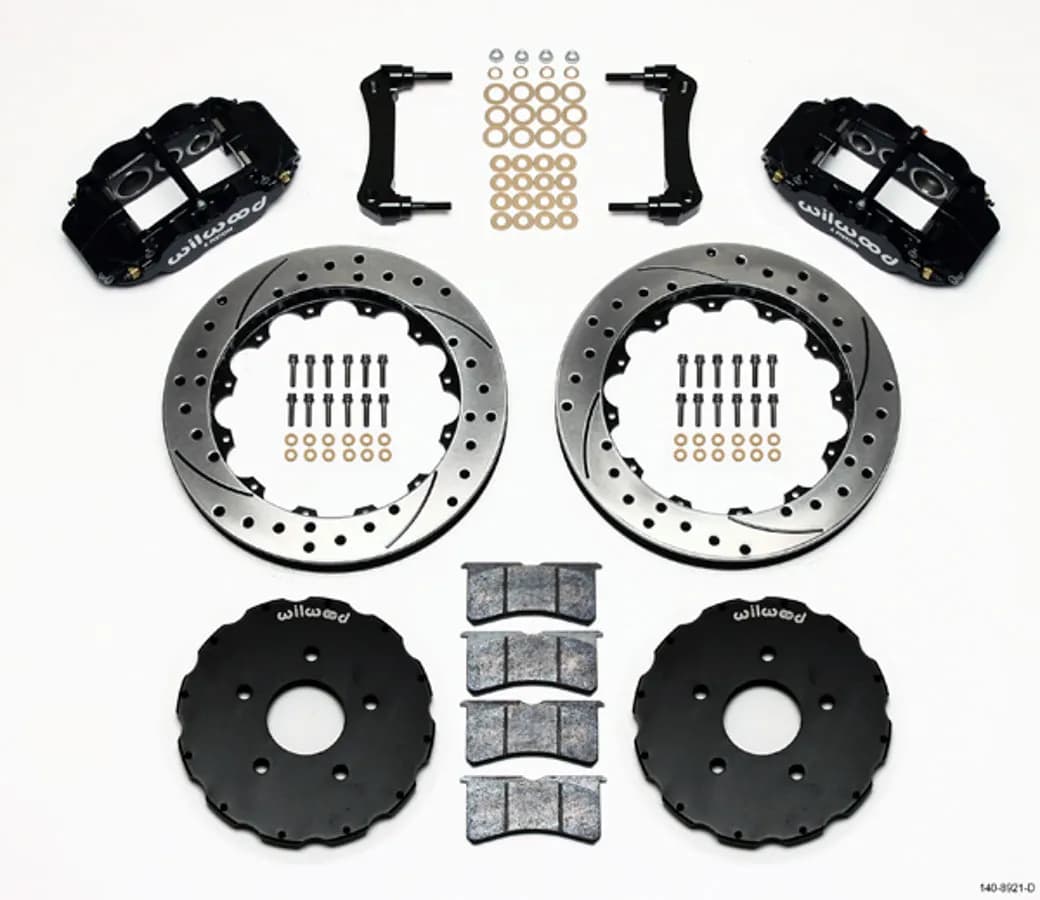1962 - 2013 Buick, Cadillac, Chevrolet, GMC, Oldsmobile, Pontiac Forged Narrow Superlite 6R Big Brake Front Brake Kit (Hat) - 140-8921