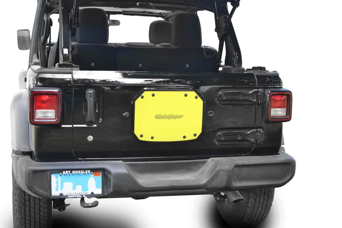 Wheels and Tires 2018 to Present Spare Tire Delete Plate Lemon Peel