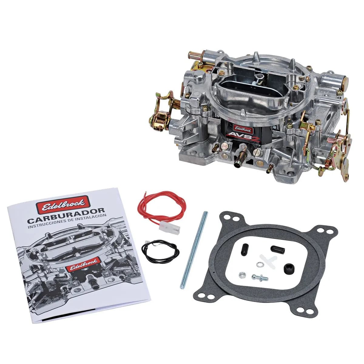 Carburetor Thunder Series Avs Dual Quad Annular Boosters 500 Cfm Manual Choke