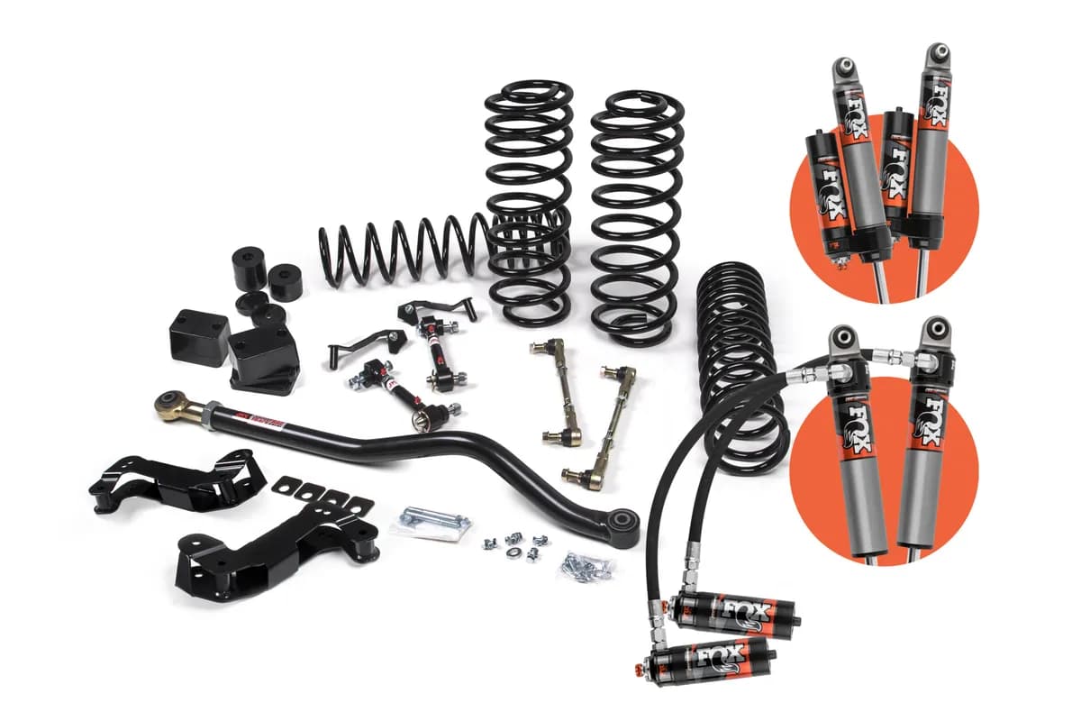 20c Jeep Wrangler JL Jkontrol 2.5in 4dr W/Fox 2.5 Performance Elite Series Shocks