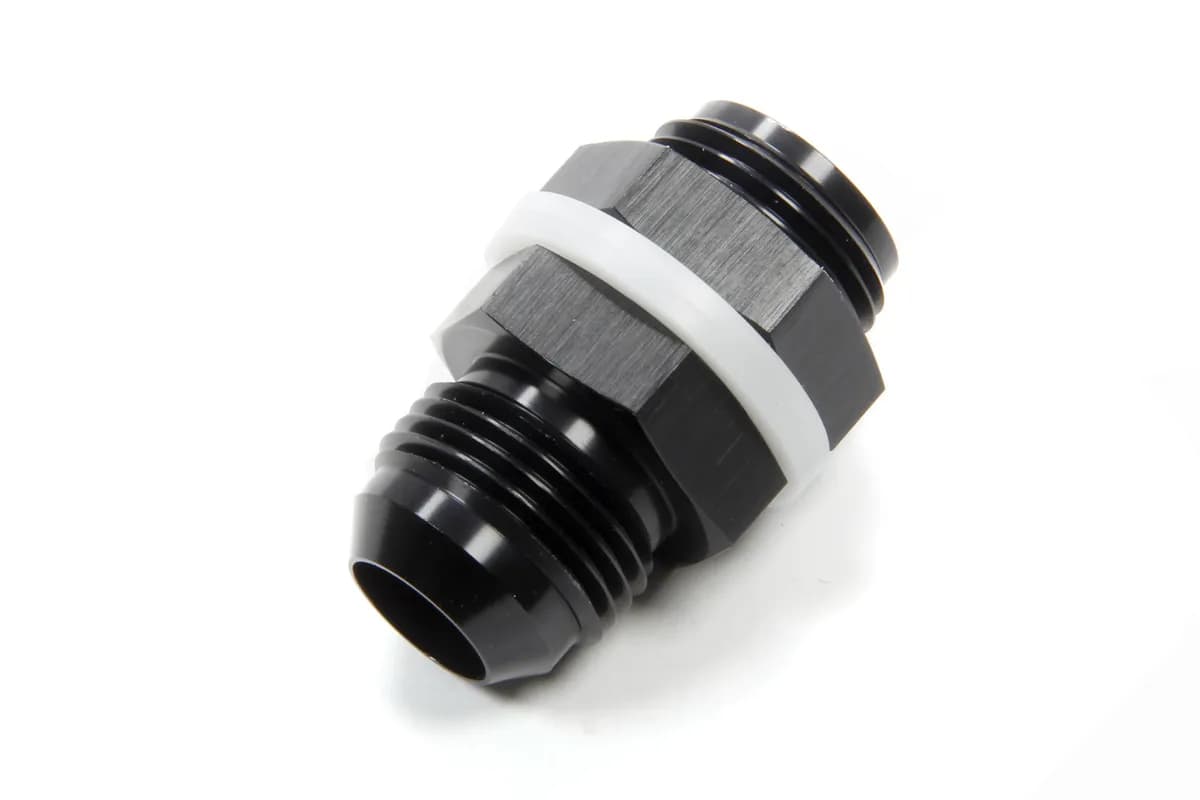 Vibrant Performance - 16895 - Fuel Cell Bulkhead Adapter Fitting; Size: -12AN (W/ 2 PTFE Crush Washers & Nut)