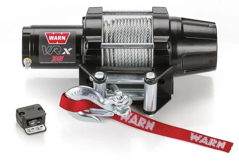 Warn - Whether You’re on The Job or on The Trail, The 3,500 Lb. Capacity Warn Vrx 35 Winch Works as Hard as You do And is Great For Large Atvs or Two-Seat ut