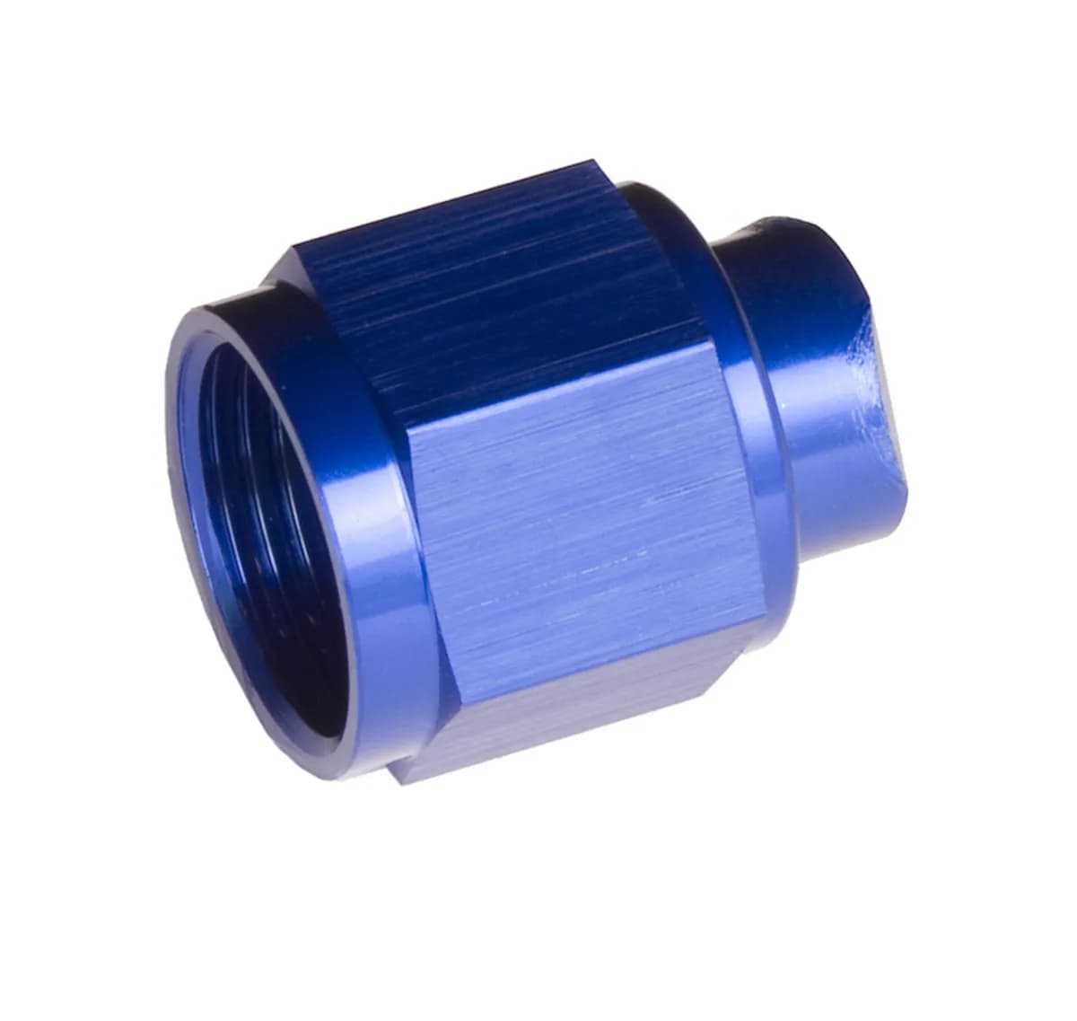 10 Two Piece An/Jic Flare Cap Nut Blue