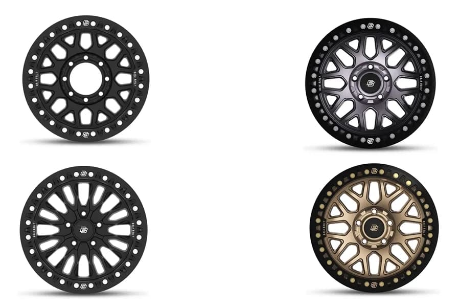 Baja Built Outlaw or Renegade Cast Beadlock Wheel Package Set of 4 - JT/JL/JK