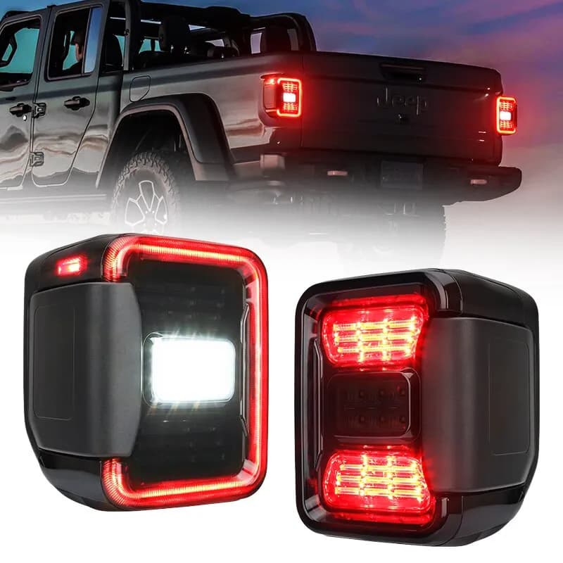 Multi-Function LED Tail Lights for Jeep Gladiator JT 2020-Later