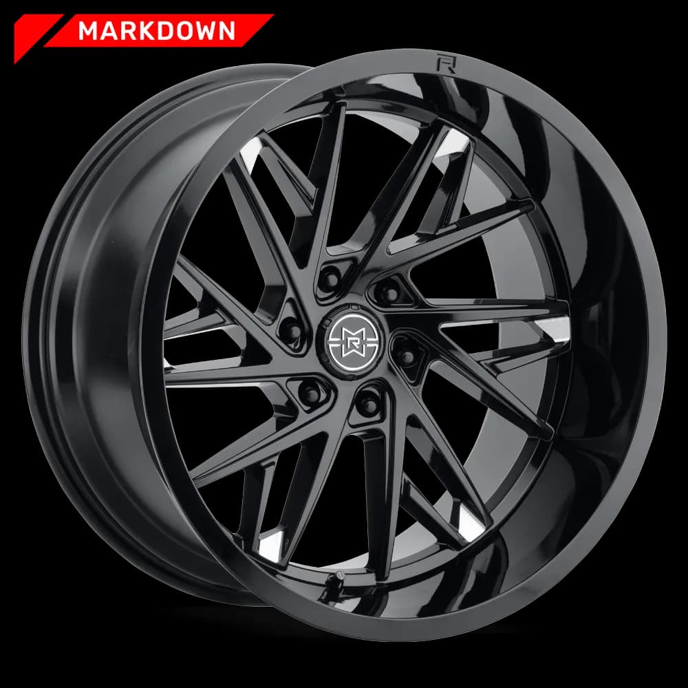 MR801 20x9 12mm Offset 6x5.5 106.25mm Centerbore Gloss Black Milled