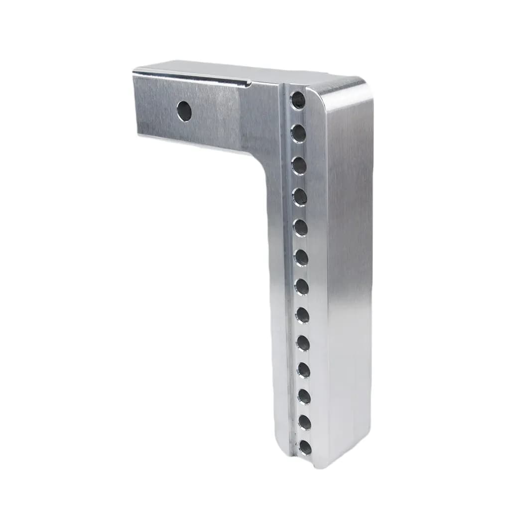 Aluminum Drawbar Only 10in Drop With 2.5in Shank (18.5k Gross Tongue Weight Rating)