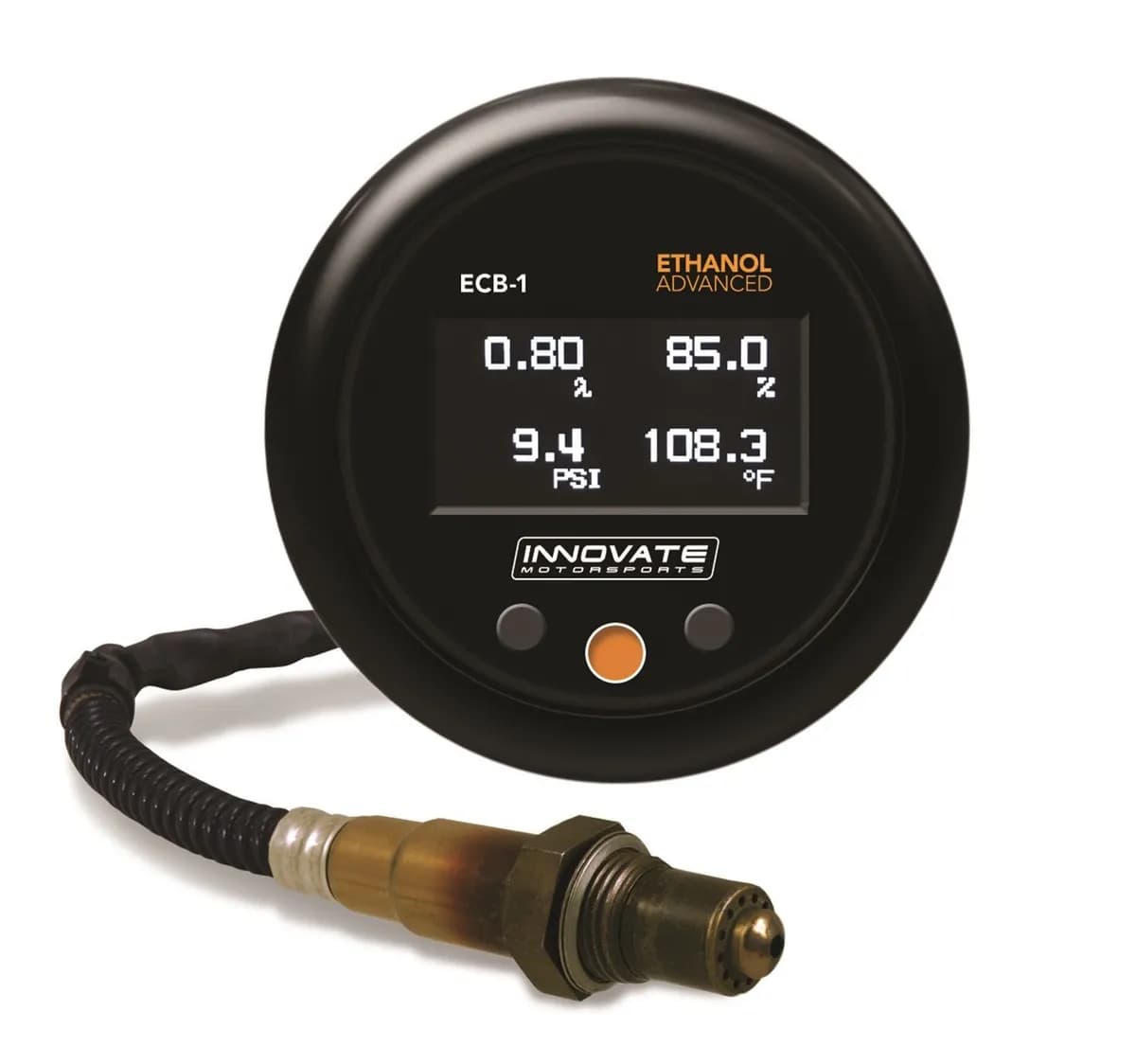ECB-1: Ethanol Content %; Boost;/Wideband Air/Fuel Ratio Gauge; Complete