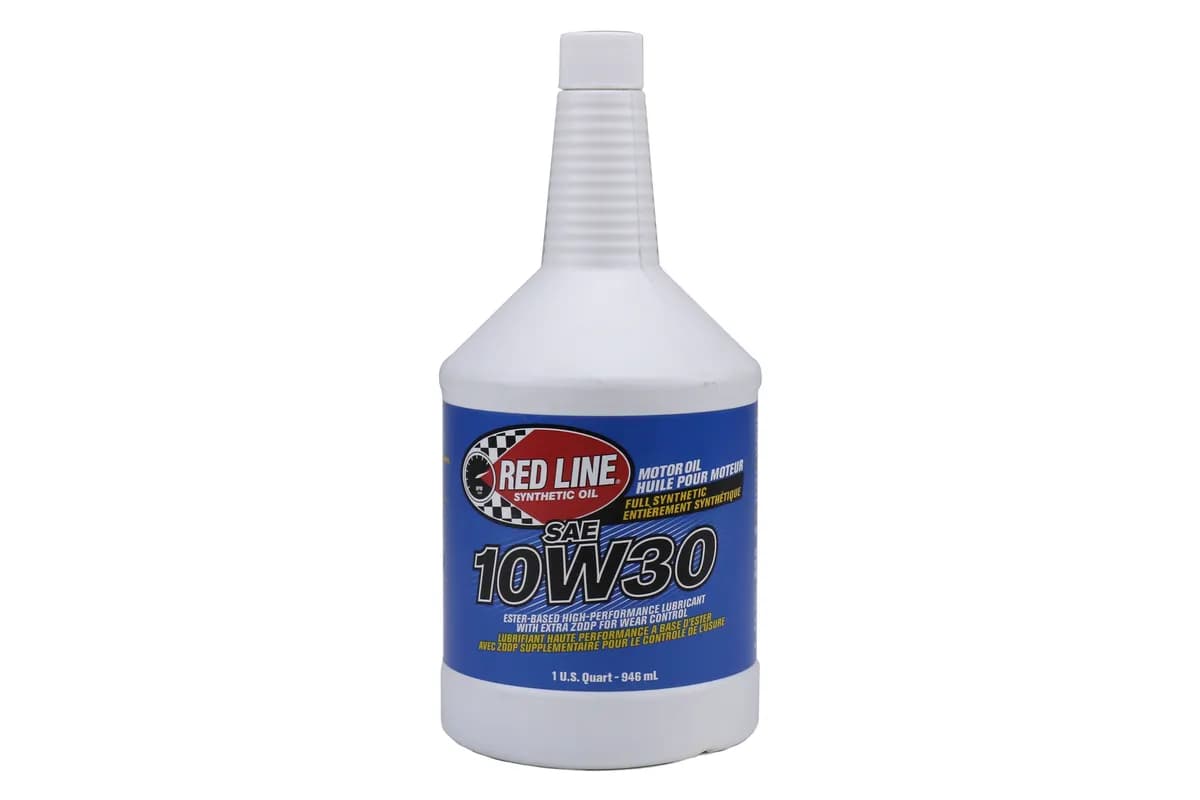 10W30 Synthetic Motor Oil 1 Quart Red Line Oil