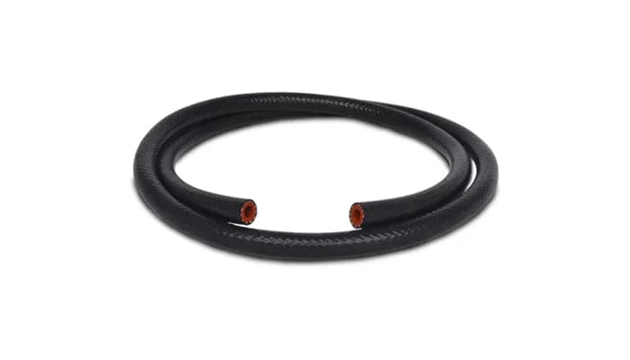Silicone Heater Hose; 0.875 in. ID; 1.25 in. OD; 5 in. L; Gloss Black; Maximum Operating Pressure 60 PSI;