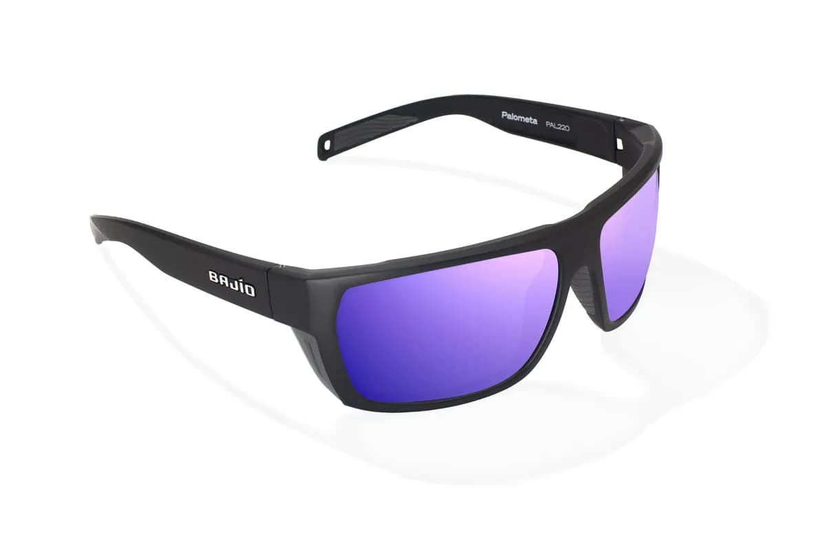 Palometa Gray Glass Blue Tort Matte Sunglasses