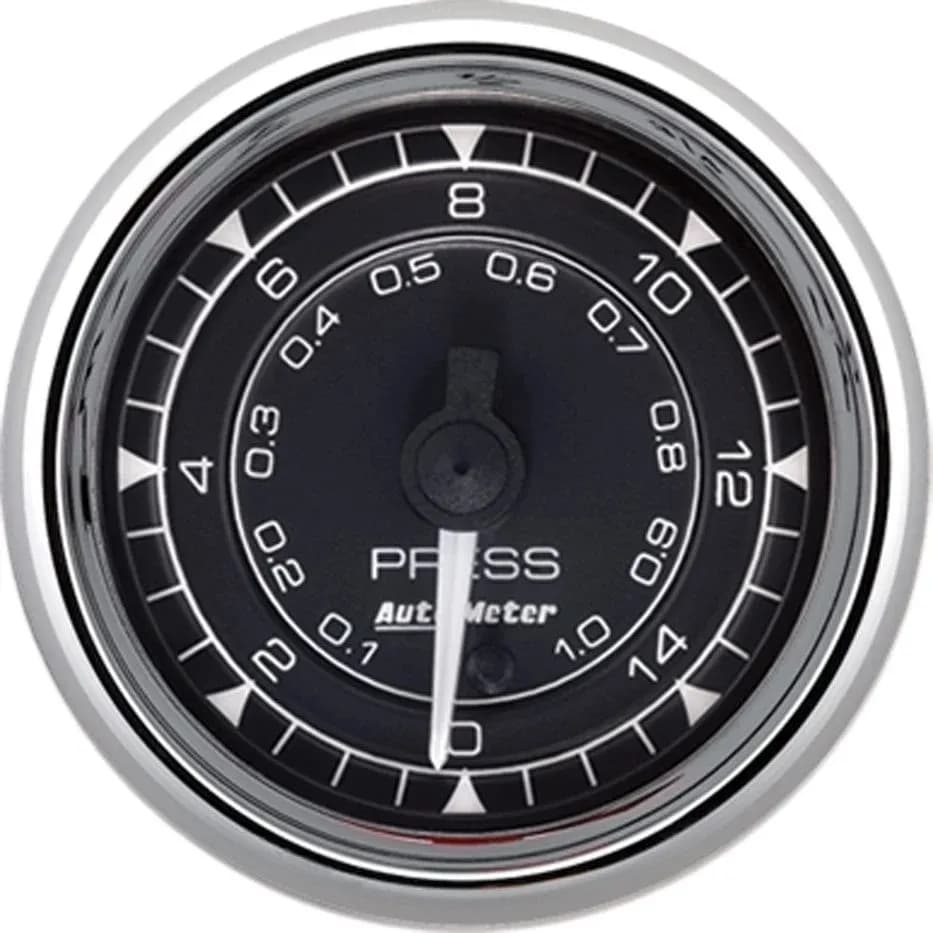 Gauge Pressure 2 1/16in 15psi Digital Stepper Motor Chrono Chrome