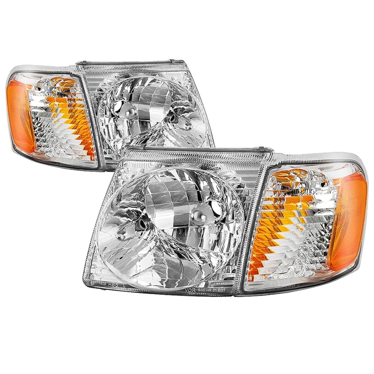 0103 Explorer Sport/0105 Sport Trac OEM Style Headlights With Corner 4pcs Sets