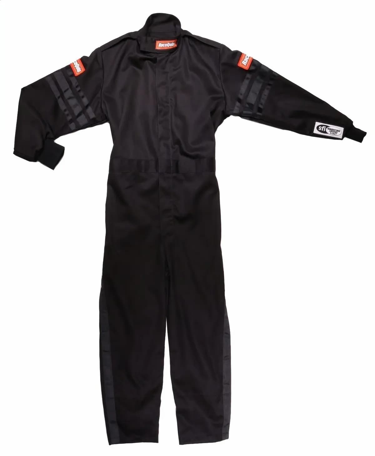 One Piece Single Layer Racing Driver Fire Suit Sfi 3.2a 1 Blk Trim Youth Xlarge