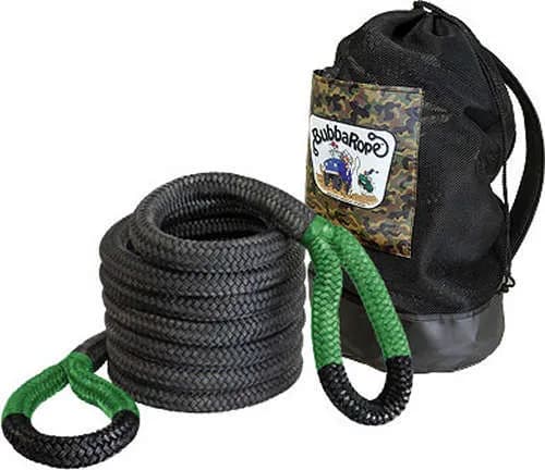11/2in x 30ft Jumbo Bubba Rope 74000lb Breaking Strength W/Standard Green Eyes
