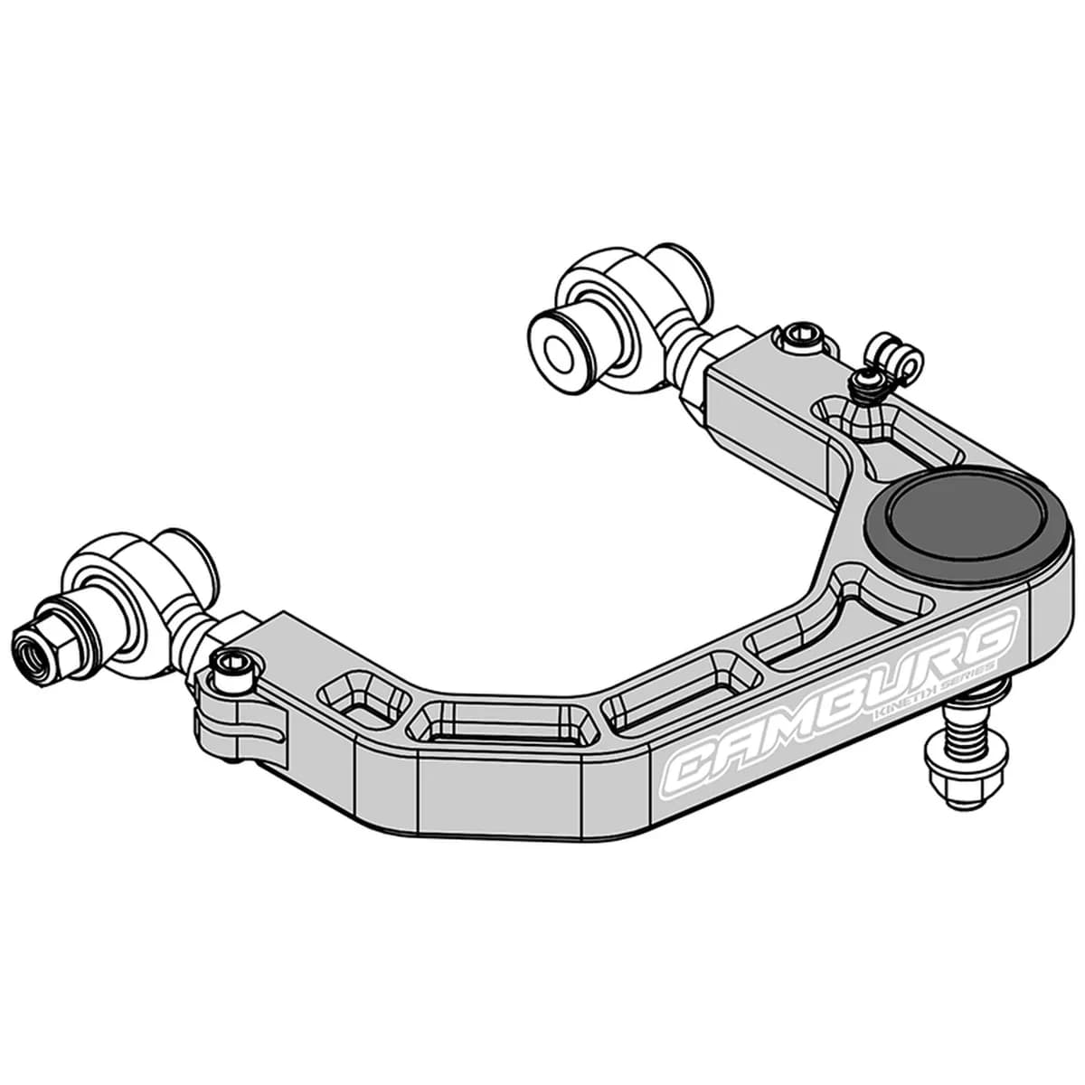 Camburg CAM-310184-GRY KINETIK V2 Performance Billet Uniball Upper Arms - Grey