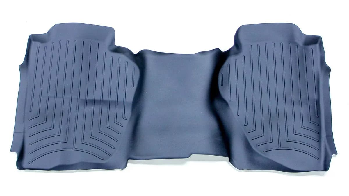 WeatherTech Rear Floor Liner Black - 2014-2016 Chevy Silverado 1500/2500HD/3500HD