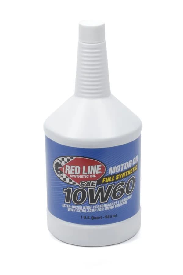 10W60 Synthetic Motor Oil 1 Quart Red Line Oil