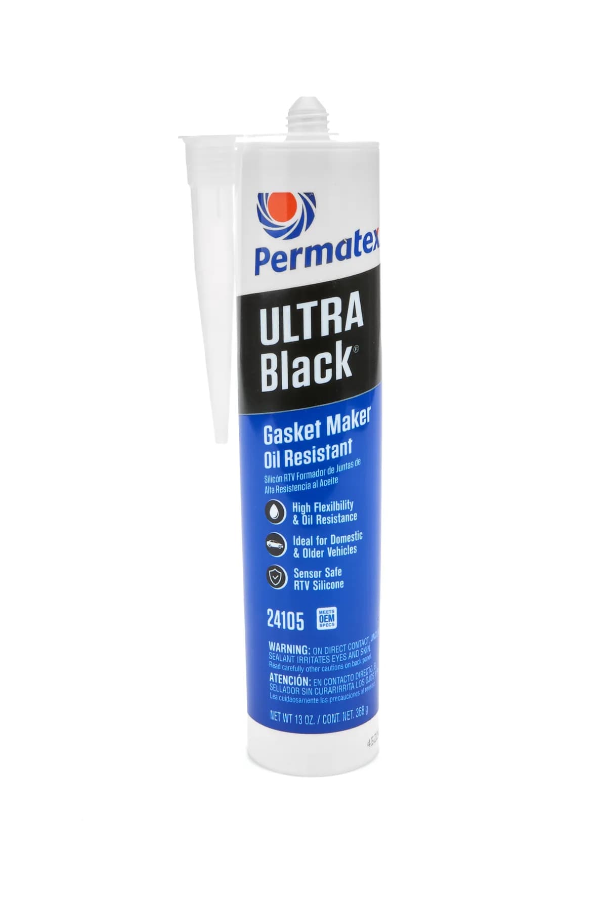 Ultra Black Rtv Silicone Gasket Maker High Flex/Oil Resistant 13oz Cartridg